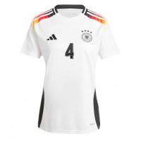 Maglia Calcio Germania Jonathan Tah #4 Prima Divisa Europei 2024 Manica Corta